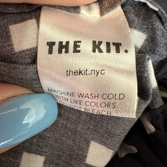 NWT The Kit by Daniel Vosovic Sophie Dress in Black Cubes Size XS‎ - Picture 11 of 12